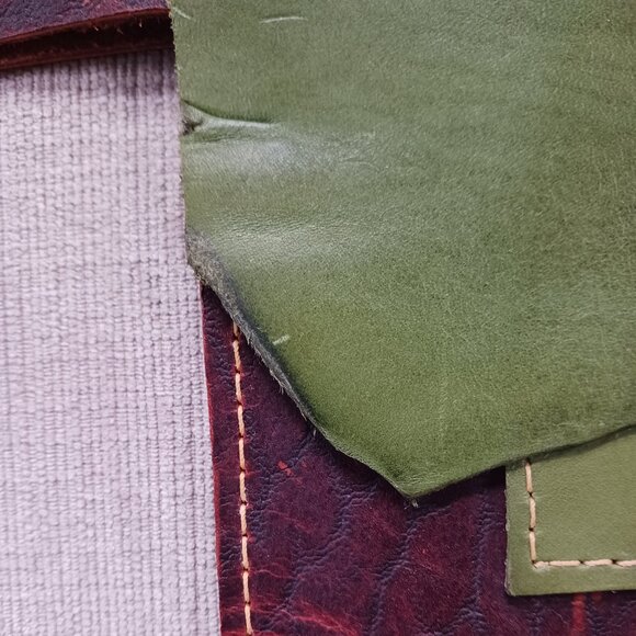 Handmade Don Rawzi Leather Wristlet Purse - Made in Maryland, USA - Picture 7 of 8